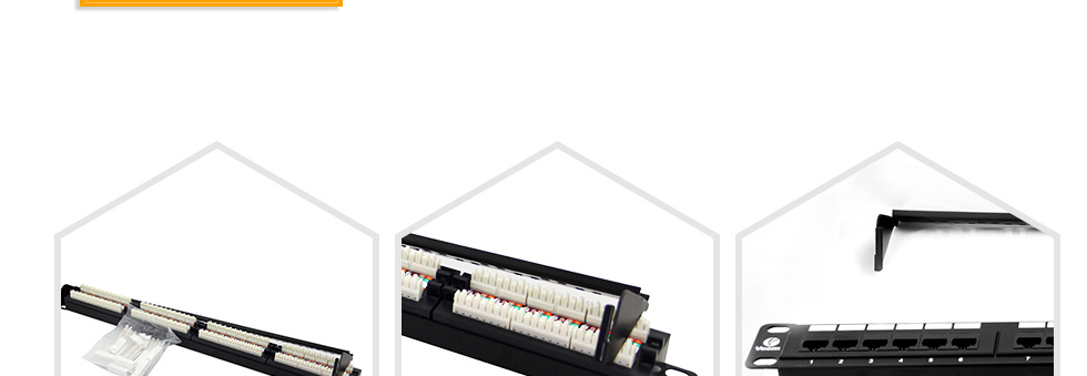六類(lèi)非屏蔽固定端口配線架